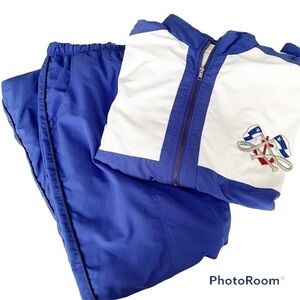 𝅺SOLARE Sporta Vintage Track/Running/Windbreaker Suit Size Large